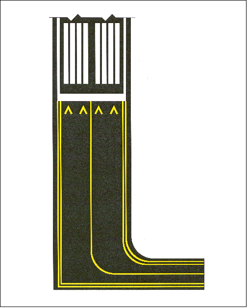 Relocation of a Threshold with Markings for Taxiway Aligned with Runway