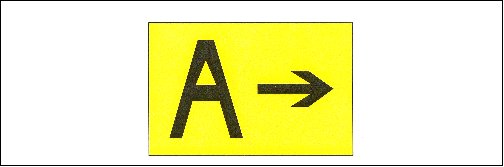 Direction Sign for Runway Exit