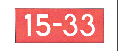 Runway Holding Position Sign