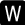 WAAS negative-W symbol