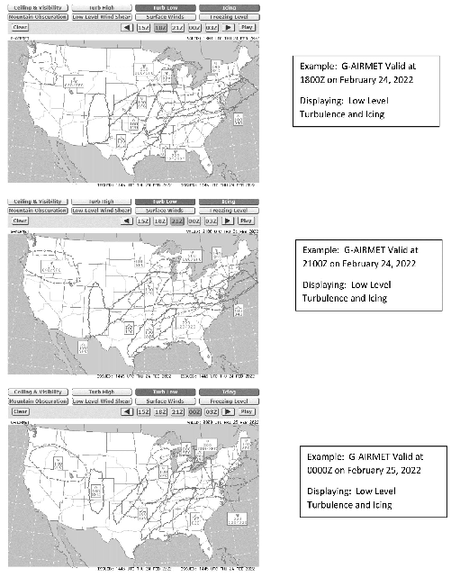 AIRMET over the Contiguous U.S.