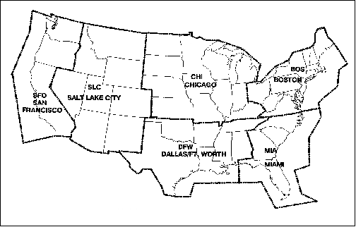 SIGMET Locations – Contiguous U.S.