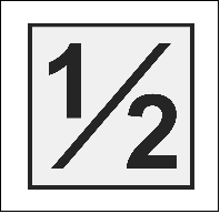 Typical Runway Half-way Sign