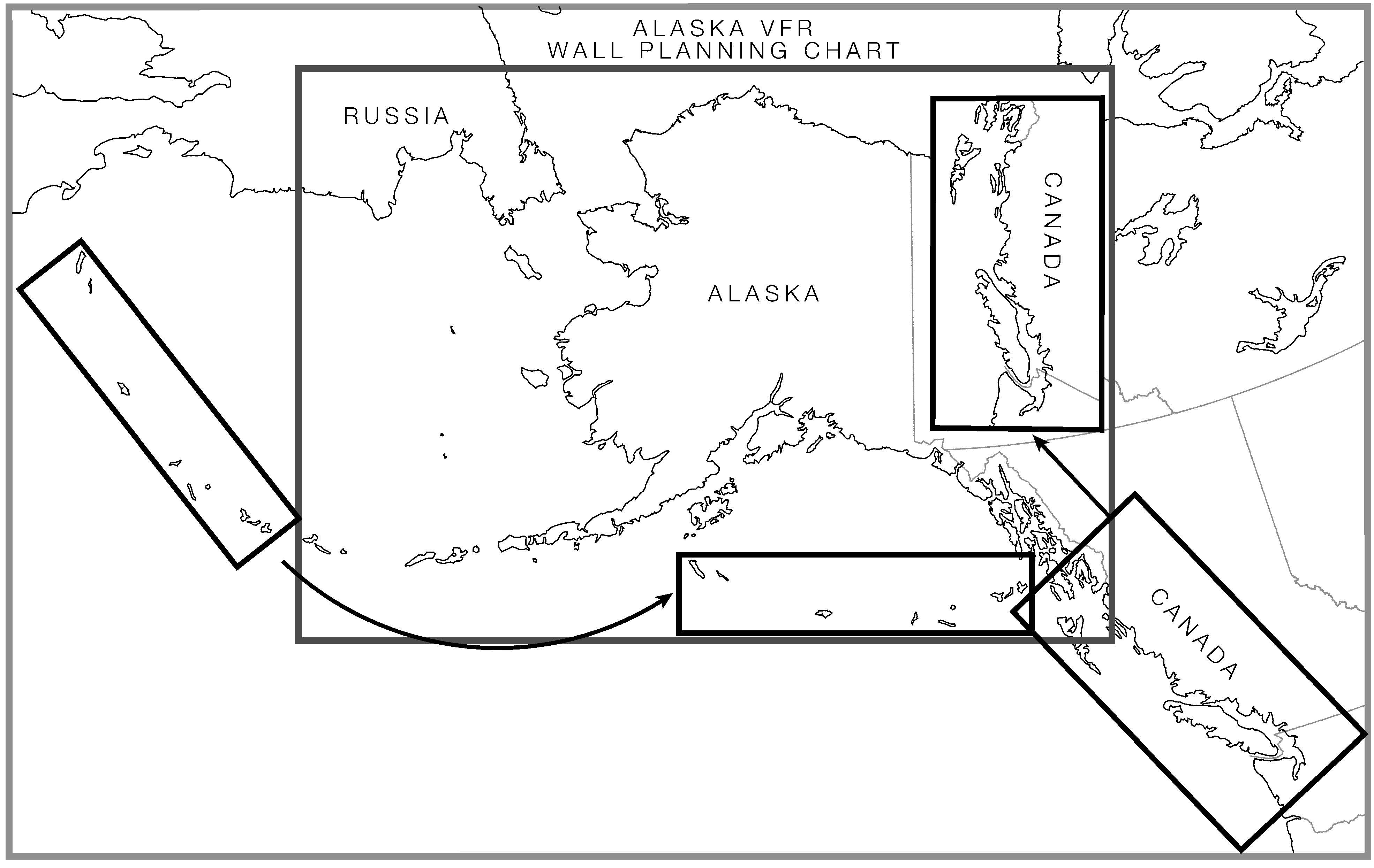 Alaska VFR Wall Planning Chart